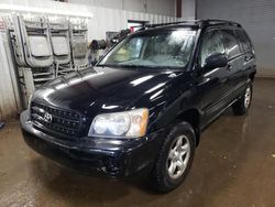 Toyota Highlander salvage cars for sale: 2001 Toyota Highlander