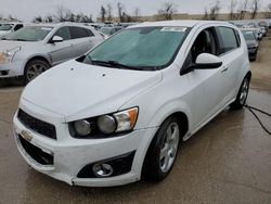 Chevrolet Sonic Vehiculos salvage en venta: 2015 Chevrolet Sonic LTZ