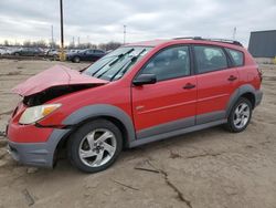 Pontiac salvage cars for sale: 2005 Pontiac Vibe