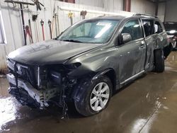 Toyota salvage cars for sale: 2013 Toyota Highlander Base