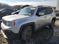 Vehiculos salvage en venta de Copart Windsor, NJ: 2017 Jeep Renegade Limited