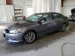 Salvage cars for sale from Copart Albany, NY: 2015 Honda Accord Sport