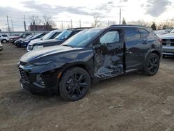 Salvage cars for sale at Lansing, MI auction: 2022 Chevrolet Blazer RS