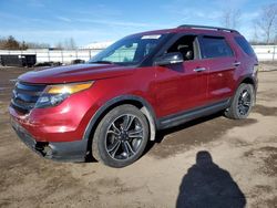 Salvage cars for sale from Copart Columbia Station, OH: 2013 Ford Explorer Sport
