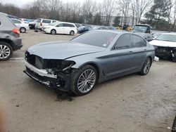 Salvage cars for sale at North Billerica, MA auction: 2017 BMW 530 XI