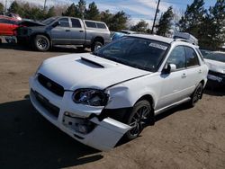 Salvage cars for sale at Denver, CO auction: 2004 Subaru Impreza WRX