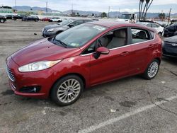 Salvage cars for sale at Van Nuys, CA auction: 2014 Ford Fiesta Titanium