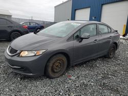 Salvage cars for sale at Elmsdale, NS auction: 2013 Honda Civic LX