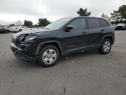 Jeep salvage cars for sale: 2015 Jeep Cherokee Sport