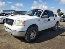 Salvage trucks for sale at San Diego, CA auction: 2005 Ford F150 Supercrew