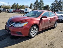 Salvage cars for sale at Denver, CO auction: 2016 Nissan Altima 2.5