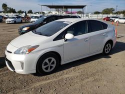 Salvage cars for sale from Copart San Diego, CA: 2015 Toyota Prius