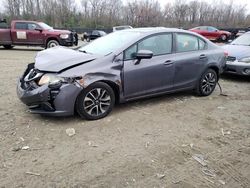 Honda salvage cars for sale: 2015 Honda Civic EX