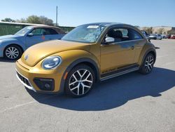 Salvage cars for sale from Copart Orlando, FL: 2017 Volkswagen Beetle Dune