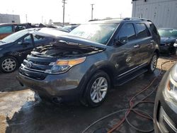 Salvage cars for sale at Chicago Heights, IL auction: 2015 Ford Explorer XLT