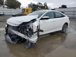Salvage cars for sale from Copart Vallejo, CA: 2018 Honda Civic LX