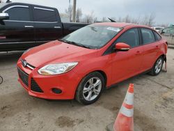 Salvage cars for sale at Pekin, IL auction: 2014 Ford Focus SE