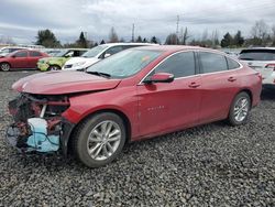 Chevrolet Malibu lt salvage cars for sale: 2016 Chevrolet Malibu LT