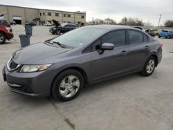 Honda Civic LX salvage cars for sale: 2014 Honda Civic LX