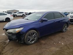 Salvage cars for sale at Amarillo, TX auction: 2015 Toyota Camry LE