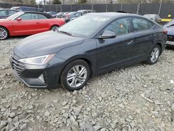 Salvage cars for sale at Waldorf, MD auction: 2020 Hyundai Elantra SEL