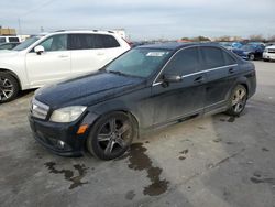 Salvage cars for sale at Grand Prairie, TX auction: 2010 Mercedes-Benz C300