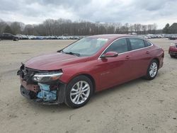 Chevrolet Malibu LT salvage cars for sale: 2018 Chevrolet Malibu LT