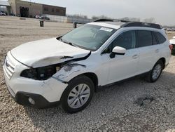 Salvage cars for sale from Copart Kansas City, KS: 2017 Subaru Outback 2.5I Premium