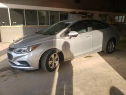 Chevrolet Cruze LS salvage cars for sale: 2016 Chevrolet Cruze LS