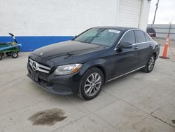 Salvage cars for sale from Copart Farr West, UT: 2017 Mercedes-Benz C 300 4matic