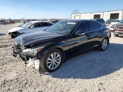 Salvage cars for sale from Copart Kansas City, KS: 2017 Infiniti Q50 Premium