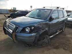 Salvage cars for sale at Chicago Heights, IL auction: 2005 Honda Pilot EXL