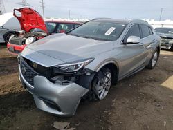 Salvage cars for sale at Elgin, IL auction: 2019 Infiniti QX30 Pure