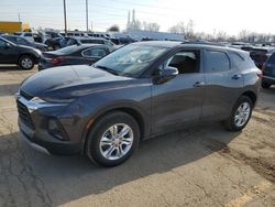 Salvage cars for sale at Woodhaven, MI auction: 2022 Chevrolet Blazer 2LT