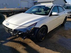 Hyundai Elantra salvage cars for sale: 2023 Hyundai Elantra Blue