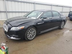 Salvage cars for sale at Kansas City, KS auction: 2018 Lincoln Continental Select