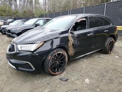 Salvage cars for sale at Waldorf, MD auction: 2017 Acura MDX