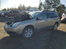 Salvage cars for sale from Copart Denver, CO: 2010 Subaru Outback 2.5I Limited