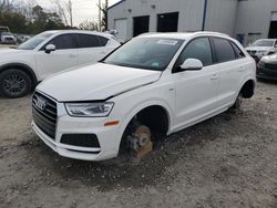 Salvage cars for sale from Copart Savannah, GA: 2018 Audi Q3 Premium