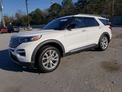 Ford salvage cars for sale: 2022 Ford Explorer Platinum