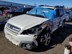 Salvage cars for sale at New Britain, CT auction: 2013 Subaru Outback 2.5I Limited
