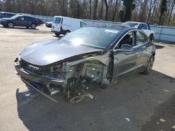 Salvage cars for sale from Copart Glassboro, NJ: 2020 Tesla Model 3