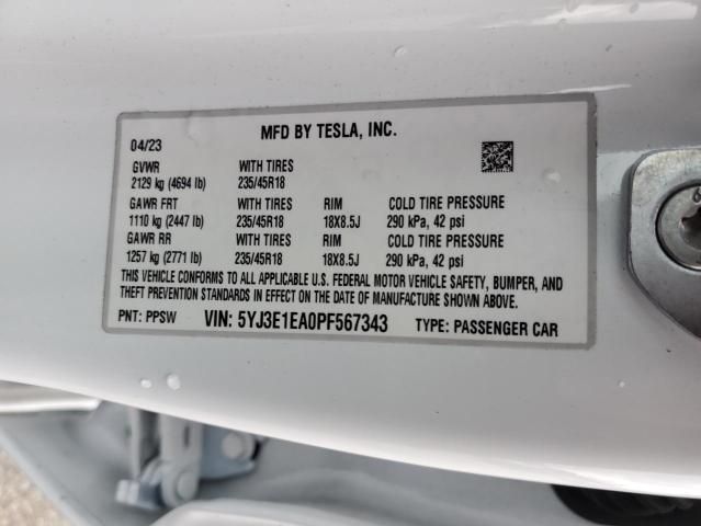 2023 Tesla Model 3