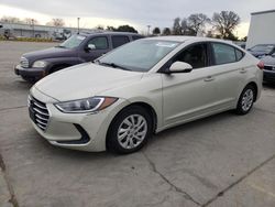 Salvage cars for sale at Sacramento, CA auction: 2017 Hyundai Elantra SE