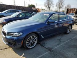 BMW 5 Series Vehiculos salvage en venta: 2021 BMW 540 I