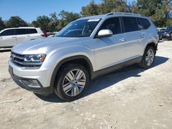 Volkswagen salvage cars for sale: 2019 Volkswagen Atlas SE