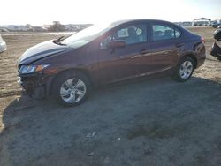 Salvage cars for sale from Copart San Diego, CA: 2015 Honda Civic LX