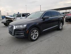 Salvage cars for sale from Copart Anthony, TX: 2017 Audi Q7 Premium