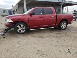 Salvage cars for sale from Copart Los Angeles, CA: 2012 Dodge RAM 1500 SLT