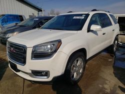 Salvage cars for sale from Copart Pekin, IL: 2015 GMC Acadia SLT-1